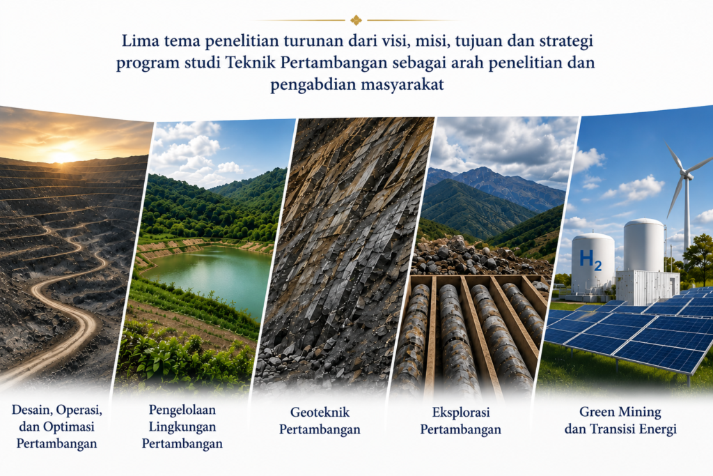 lima tema penelitian pertambangan dan energi